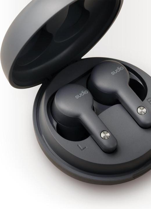 Produktbild Sudio A2 Drahtlose Bluetooth-Ohrhörer Anthrazit (ANC, 1.50 h, Kabellos)