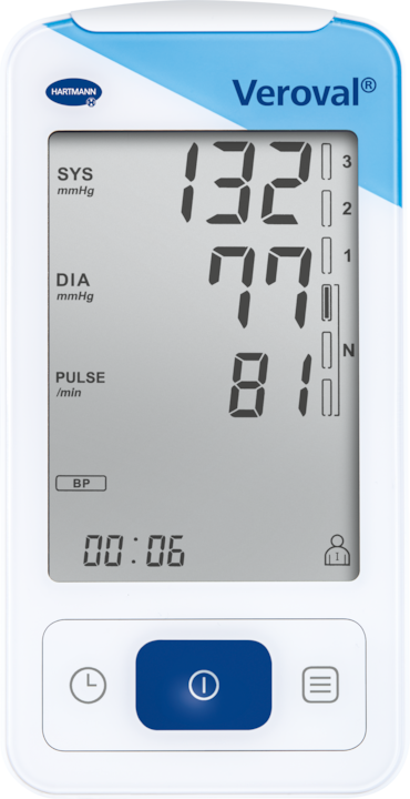 Actual product image Veroval 2 in 1 combination device (Blood pressure monitor upper arm)
