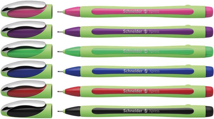 Produktbild Schneider 6 Xpress Fineliner farbsortiert 0,8 mm (Mehrfarbig, 6 x)