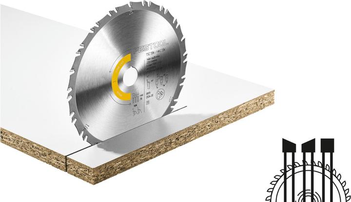 Actual product image Festool Wood Fine Cut HW 160x1,6x20 Kreissägeblatt