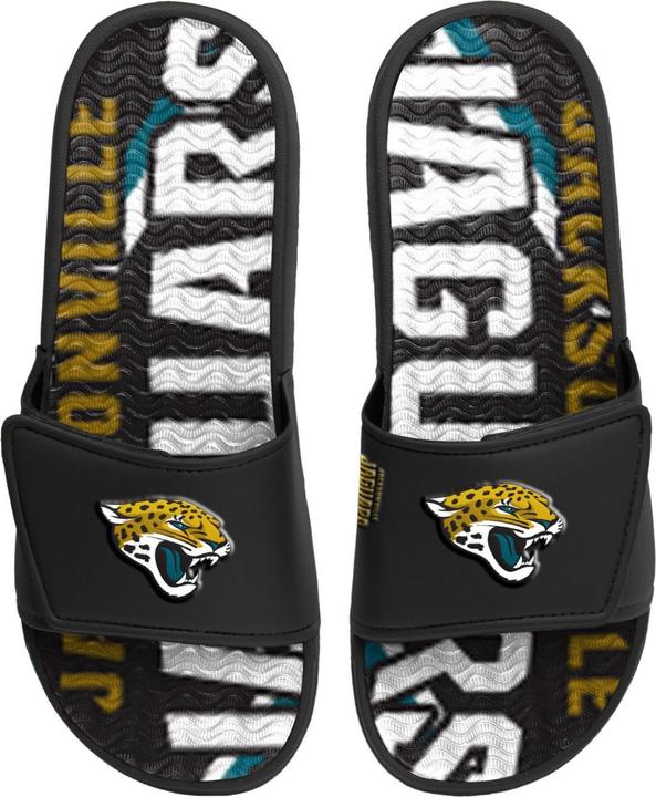 Actual product image Foco Jacksonville Jaguars Bathroom Slippers NFL GEL Sport Slides 48/49 (48, 49)