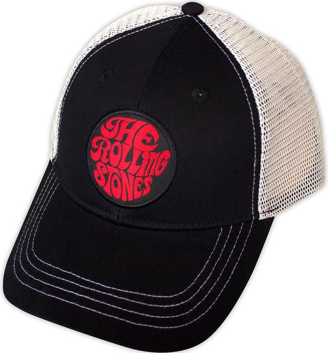 The Rolling Stones 70s Logo Emblem Mesh Back Cap