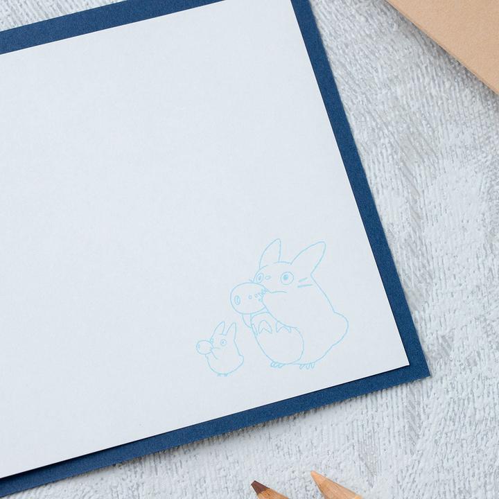 Actual product image Mein Nachbar Totoro Nachthimmel Grusskarte (1 pcs.)