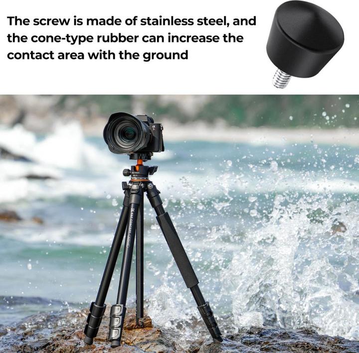 Immagine prodotto K&F Concept Piedino 1/4 per treppiede KF31.050 (Piedi per treppiede)