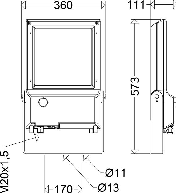 Immagine prodotto Schuch Faretto LED SCHU (15950 lm)