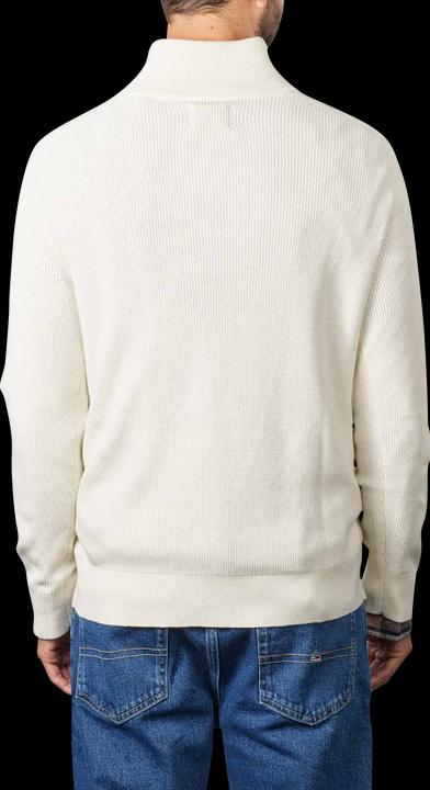 Actual product image GANT Cotton Rib Pullover Half Zip Cream (3XL)