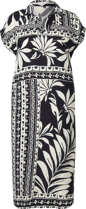 Immagine prodotto Ulla Popken Abito midi dal taglio oversize con colletto da camicia e mezze maniche (46, 48)