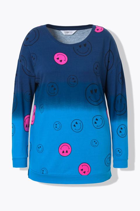 Produktbild Angel of Style Sweatshirt, oversized, Farbverlauf Smiley, Langarm (44)