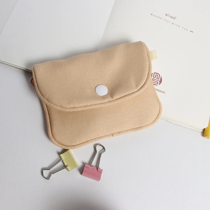 Only-Bags.Store Portable Münze Brieftasche neue solide Farbe Mini Bargeld Brieftas