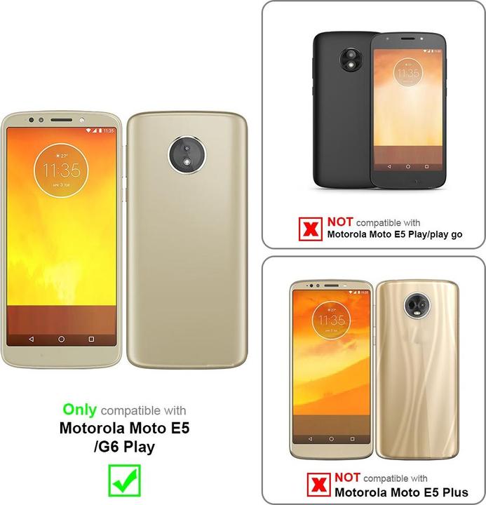 Image du produit Cadorabo Coque pour Motorola MOTO E5 / G6 PLAY universel avec Clip (Motorola Moto E5, Motorola Moto G6 Play)