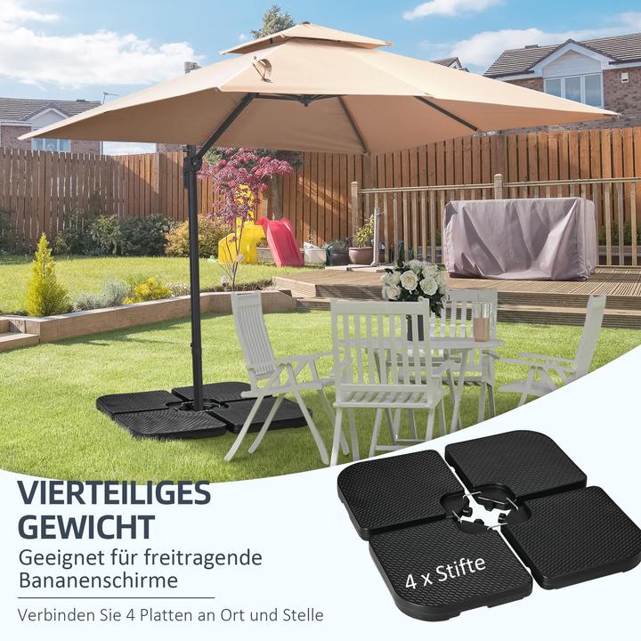 Produktbild Outsunny Sonnenschirmständergewicht
