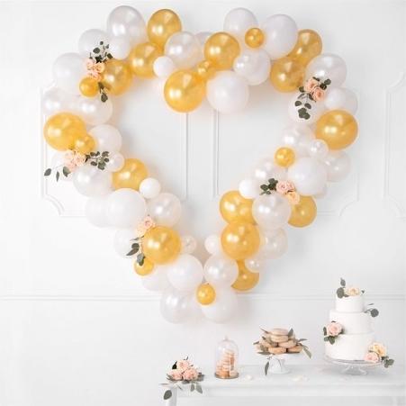 Produktbild Partydeco Luftballons 12cm metallisches Gold (100Stk) (100 x)