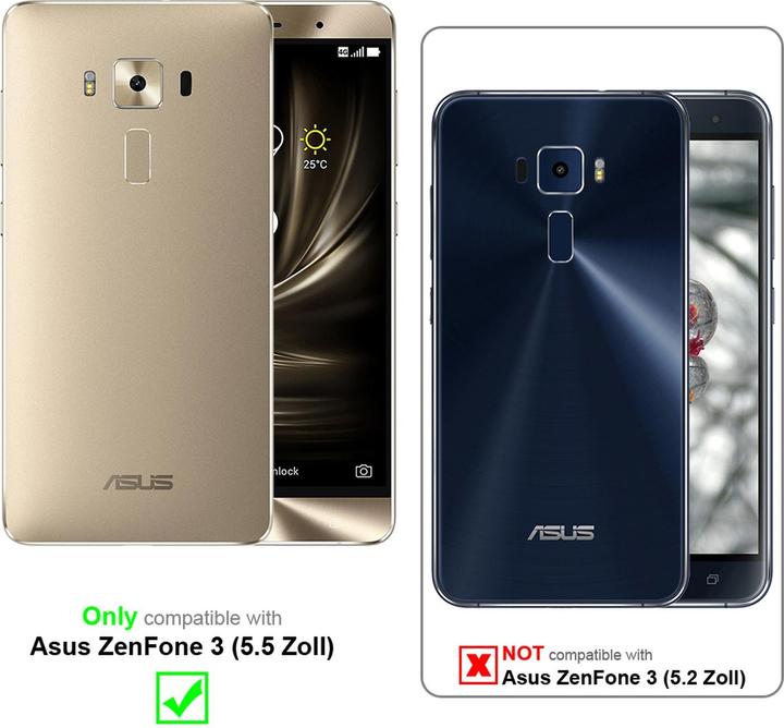 Actual product image Cadorabo Book Classy Style Cover (Asus Zenfone 3)
