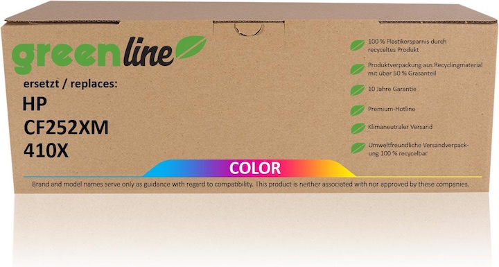 Produktbild Inkadoo Toner greenline ersetzt HP CF 252 XM / 410X Toner, multipack Farbe (Color)
