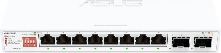 Produktbild ASUS QG-U1080 8-Port 2.5G + 2-Port 10G SFP+ Switch