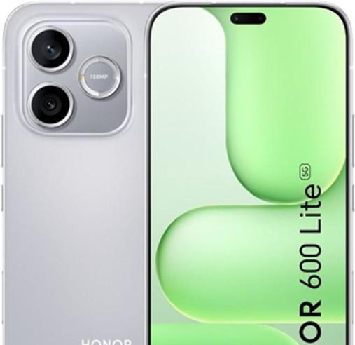 Actual product image Honor 600 Lite 5G Dual Sim 8GB RAM 256GB - Grey (256 GB, Grey, Velvet grey, Velvet Grey, 6.60", Dual SIM, 5G)