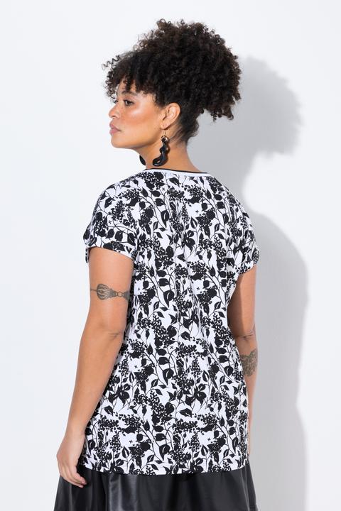 Produktbild Miamoda T-Shirt, oversized, Blümchen, Halbarm (42)