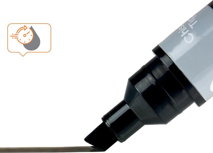Produktbild Nobo N-Marker Viscom 4mm 1915382 schwarz 10 Stück (Schwarz, 4 mm, 10 x)