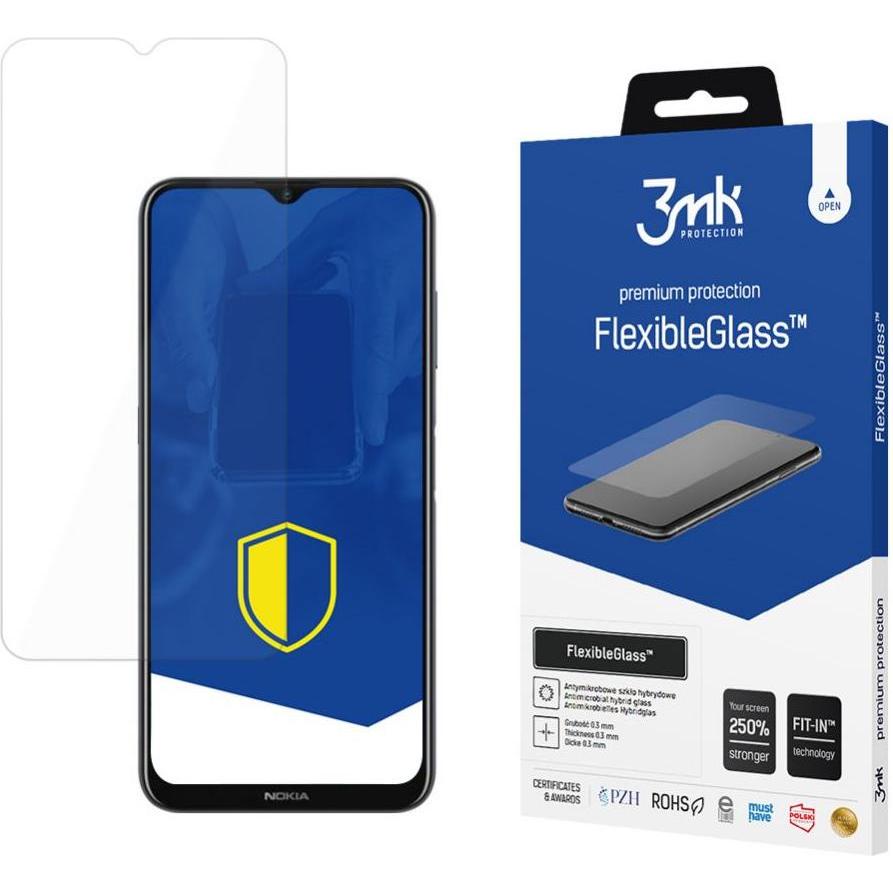 3MK FlexibleGlass Nokia G20 Szkło Hybrydowe (1 Stück, Nokia G20), Smartphone Schutzfolie, Transparent