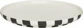 Produktbild Oyoy Speiseteller Toppu Dinner 1 Stück,Schwarz/Weiss (1 x, 26.50 cm)