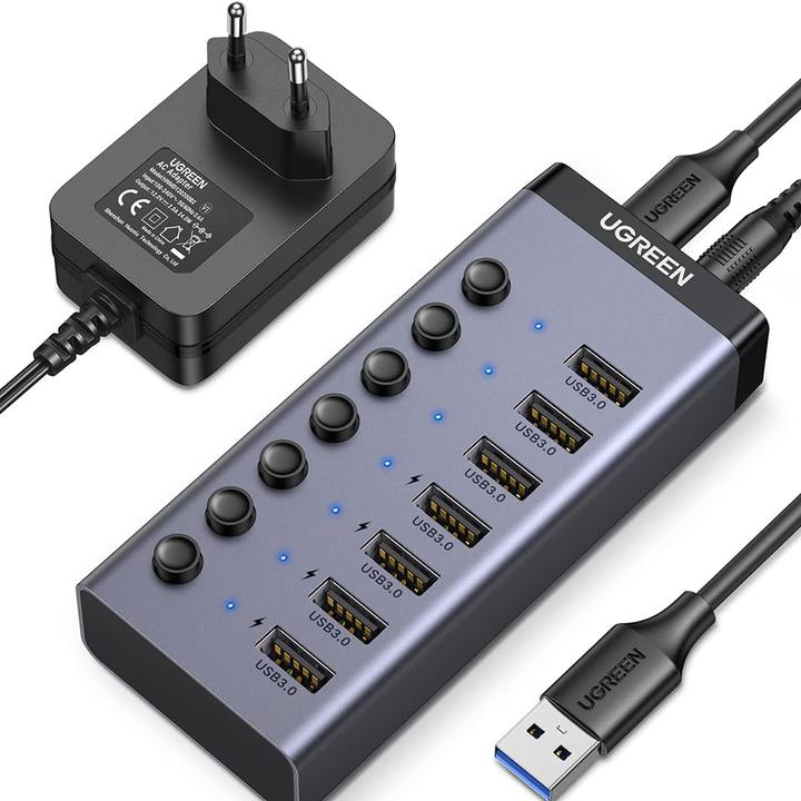 Immagine prodotto Ugreen multifunction HUB 7in1 (USB-C, 8 Porti)