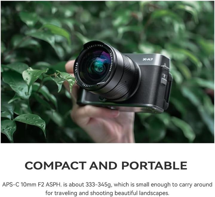 Actual product image TTArtisan 10mm f2 for Fuji X (APS-C / DX)