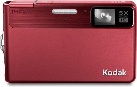 Kodak Easyshare M590, 14 MPixel, zoom 5x, filmati HD, rosso (1/2,3'')