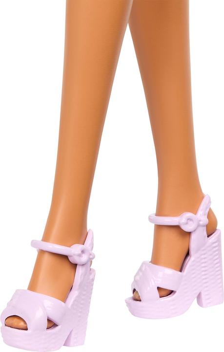 Produktbild Barbie Fashionista Puppe im lila Rüschenrock