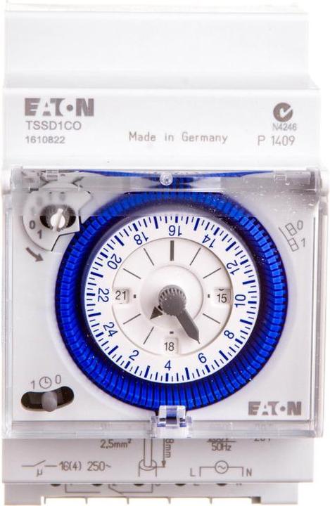 Actual product image Eaton Analogue timer, synchronous, day, 1 167391