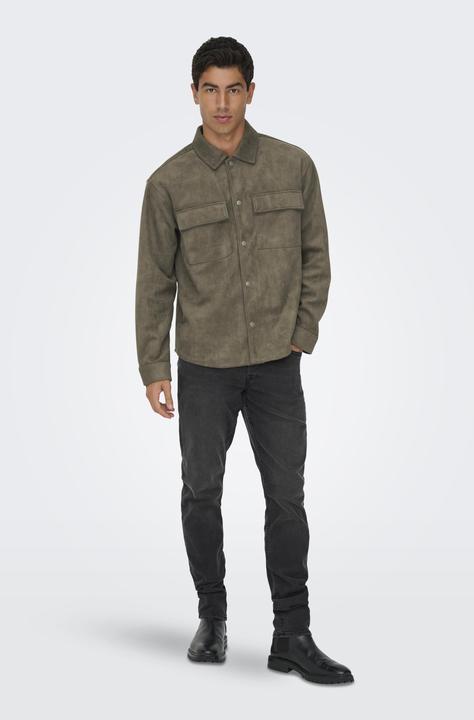 Produktbild Only & Sons Jacke ONSRAVI Lederjacke (S)