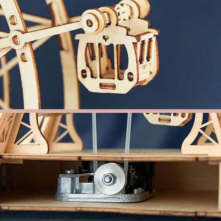 Actual product image Robotime Music box Ferris wheel