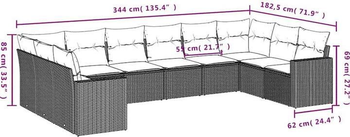 Produktbild vidaXL Aleah