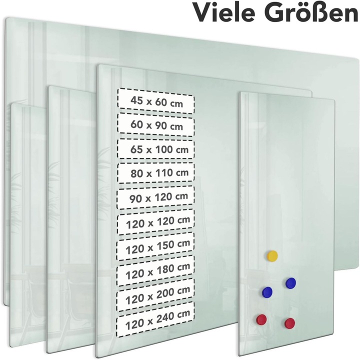 Actual product image Master of Boards Glass board Safety glass (120 x 120 cm)