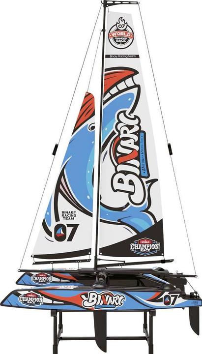 Amewi Binary V3 - Katamaran Segelboot 40 cm, 2,4GHz