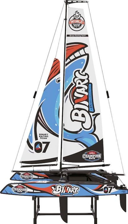 Amewi Binary V3 - Catamaran sailboat 40 cm, 2.4GHz