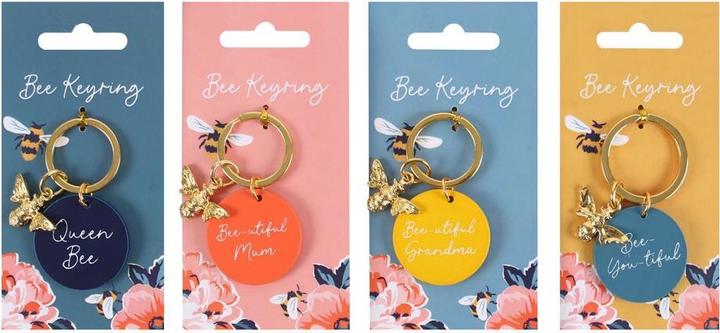 Actual product image Something Different Bee-utiful Keyring Set (Pack of 24)