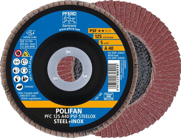 Actual product image Pferd Polifan A-Plus flap discs (40)