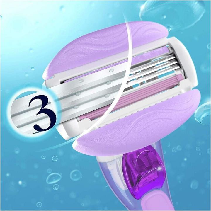 Image du produit Venus Optic Gillette Comfortglide Breeze Razor 1 Handle 2 Blade Refills 3 Blades Gentle Shaving