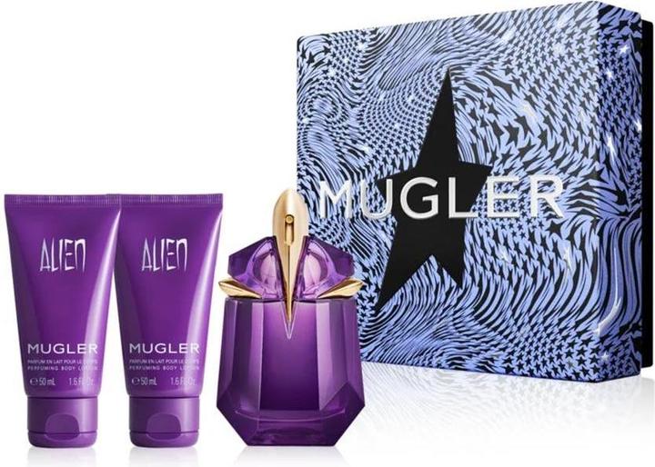 Actual product image Thierry Mugler Alien Set Eau de Parfum 30ml Refillable + Body Lotion 50ml + Shower Gel 50ml (Eau de parfum, 3174 ml)
