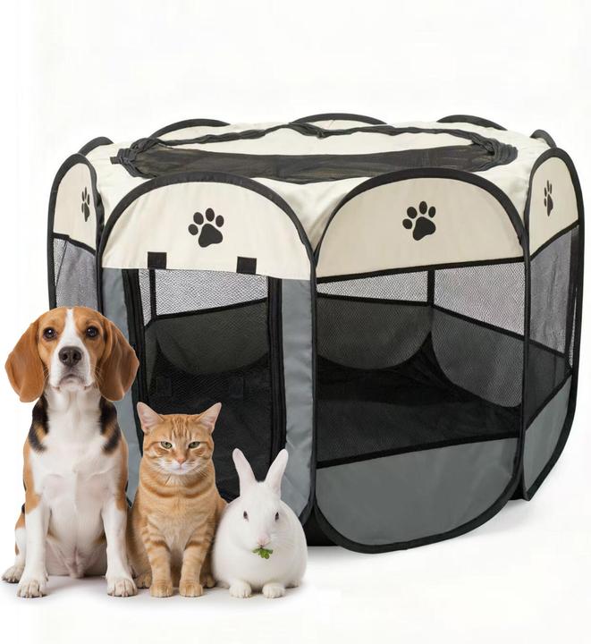 Relaxdays Enclos chiots (Tente pour chiens)