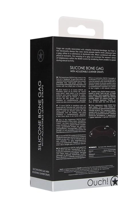 Actual product image Ouch! bone gag
