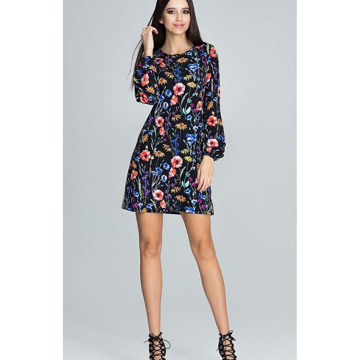 Figl, Damen, Kleider, Alltagskleid, Schwarz, (XL)