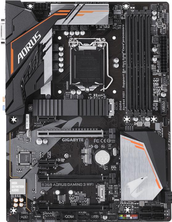 Produktbild Gigabyte B360 AorusGaming 3 Wifi (LGA 1151, Intel B360, ATX)
