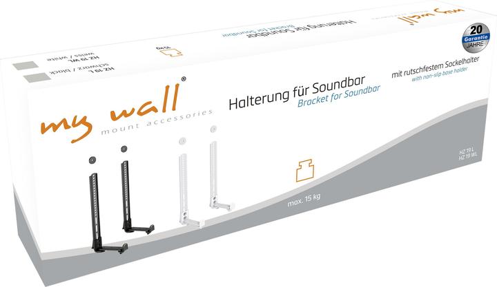 Image du produit myWall HZ19 (1 paire, Installation murale, Réglable en hauteur)