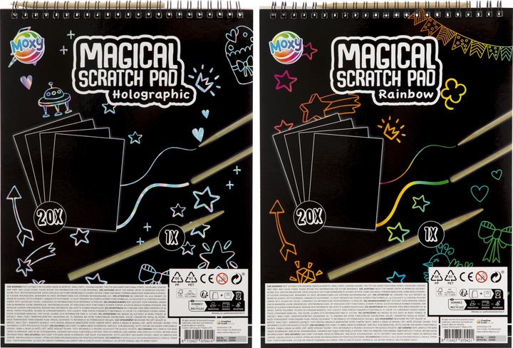 Produktbild Grafix Magic Scratch Block A4