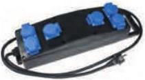 Actual product image Bachmann Power supply extension cable - IEC 60309 16A (M) (6 x, CEE 7/3, 2 m)