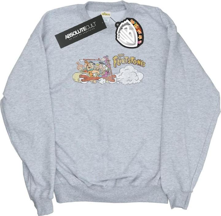 Produktbild The Flintstones Family Car Distressed Sweatshirt (XXL)
