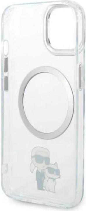 Immagine prodotto Karl Lagerfeld KLHMP14MHNKCIT Custodia rigida per iPhone 14 Plus 6.7" trasparente Iconic Karl&Choupett (Apple iPhone 14 Plus)