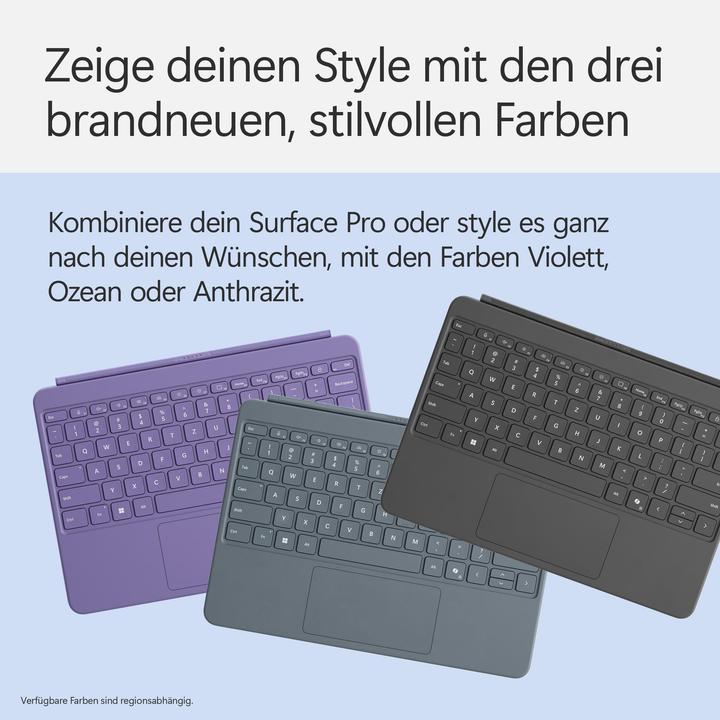 Actual product image Microsoft Surface Pro 12-inch Keyboard (Germany, Wireless)