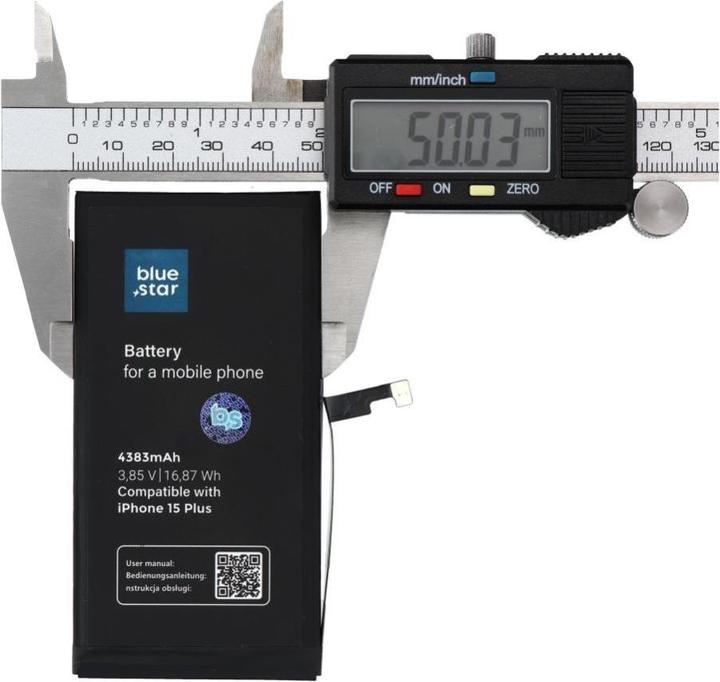 Actual product image BlueStar Battery Blue Star BLUE STAR HQ battery for IPHONE 15 Plus 4383 mAh